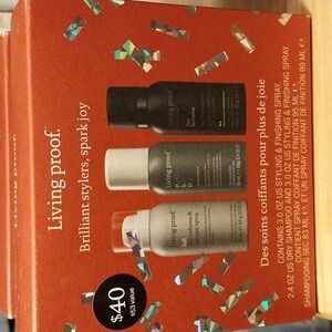 Living Proof Travel Size Brilliant Stylers, Spark Joy Holiday Kit $53 value NIB